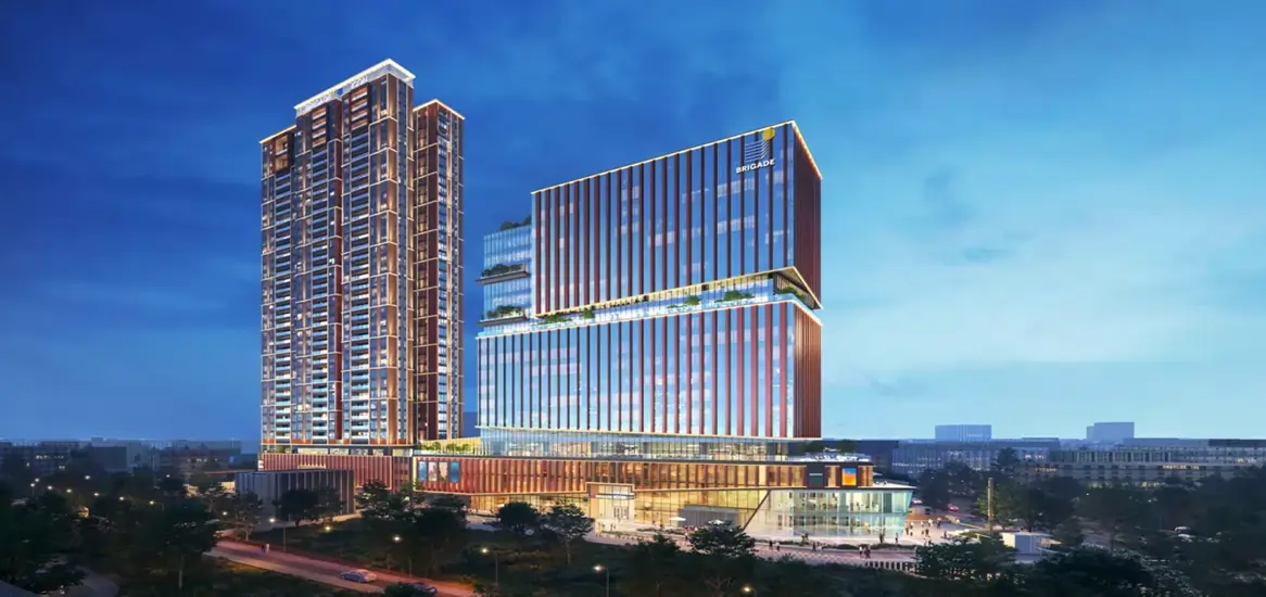 Brigade Granada, marketing render, night view
