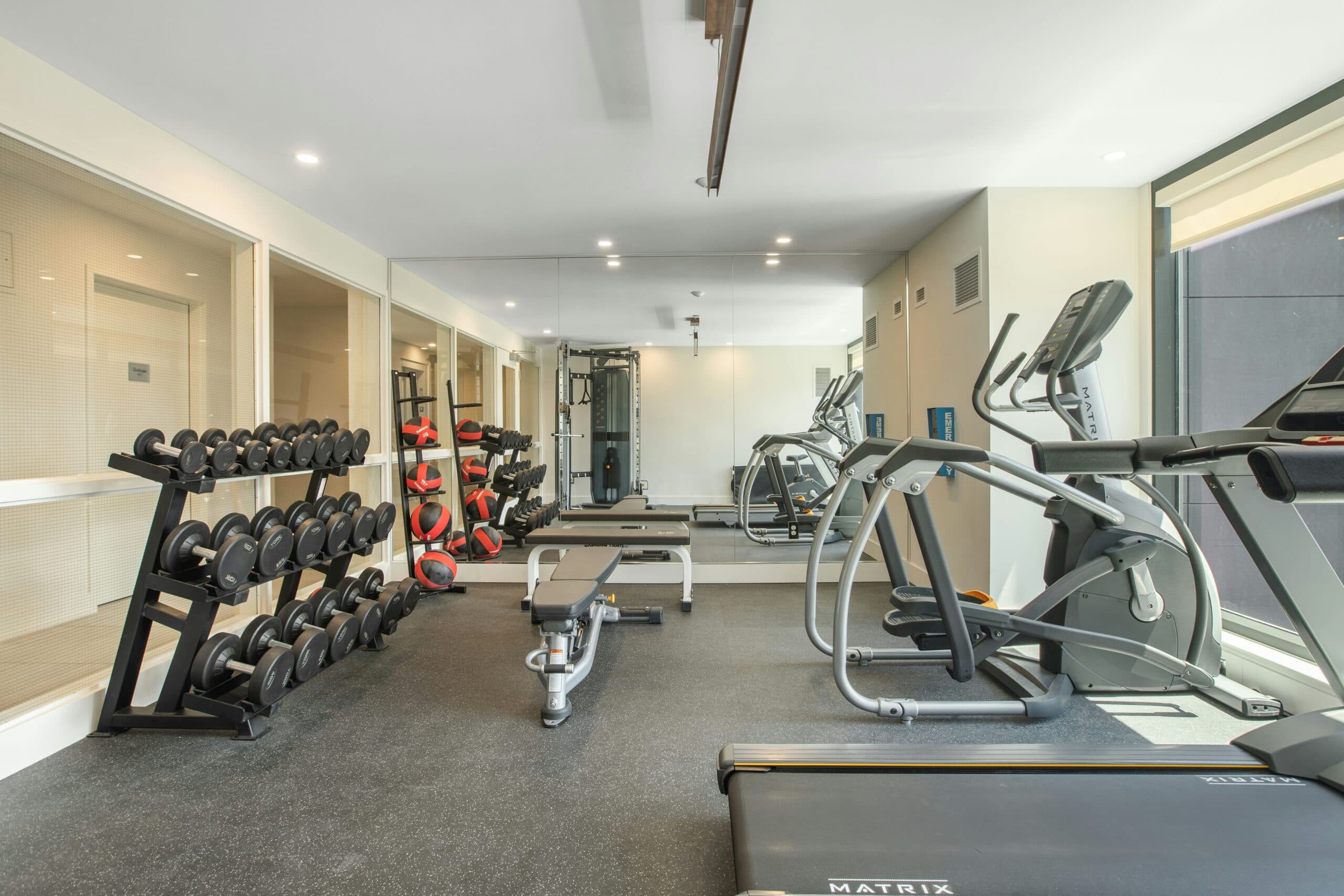 Sobha One World, marketing render, gymnasium